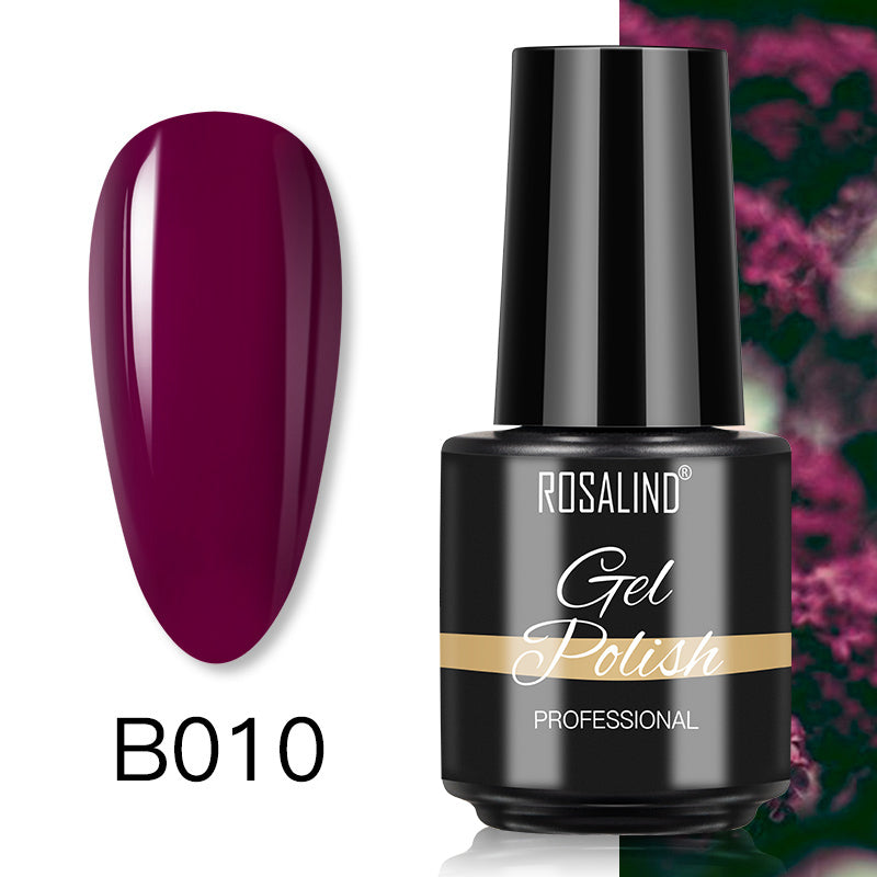 Rosalind New Pure Color Nail Polish 7ML Plastic Bottle Rosalind New Pure Color Nail Polish 7ML Plastic Bottle